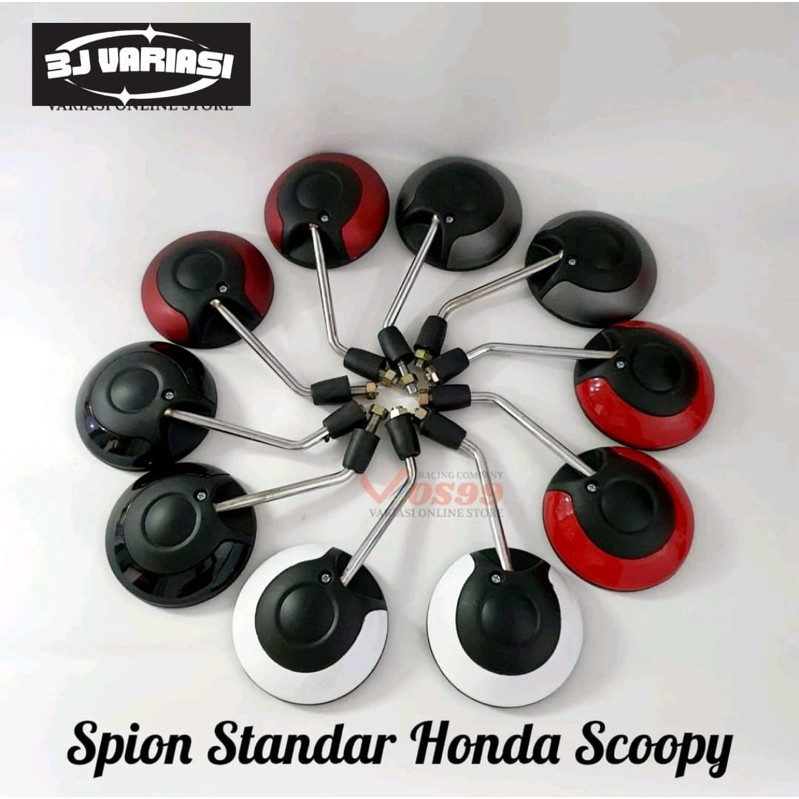 spion standar scoopy new gagang panjang krom scopi Honda scopy scoopi scopi universal