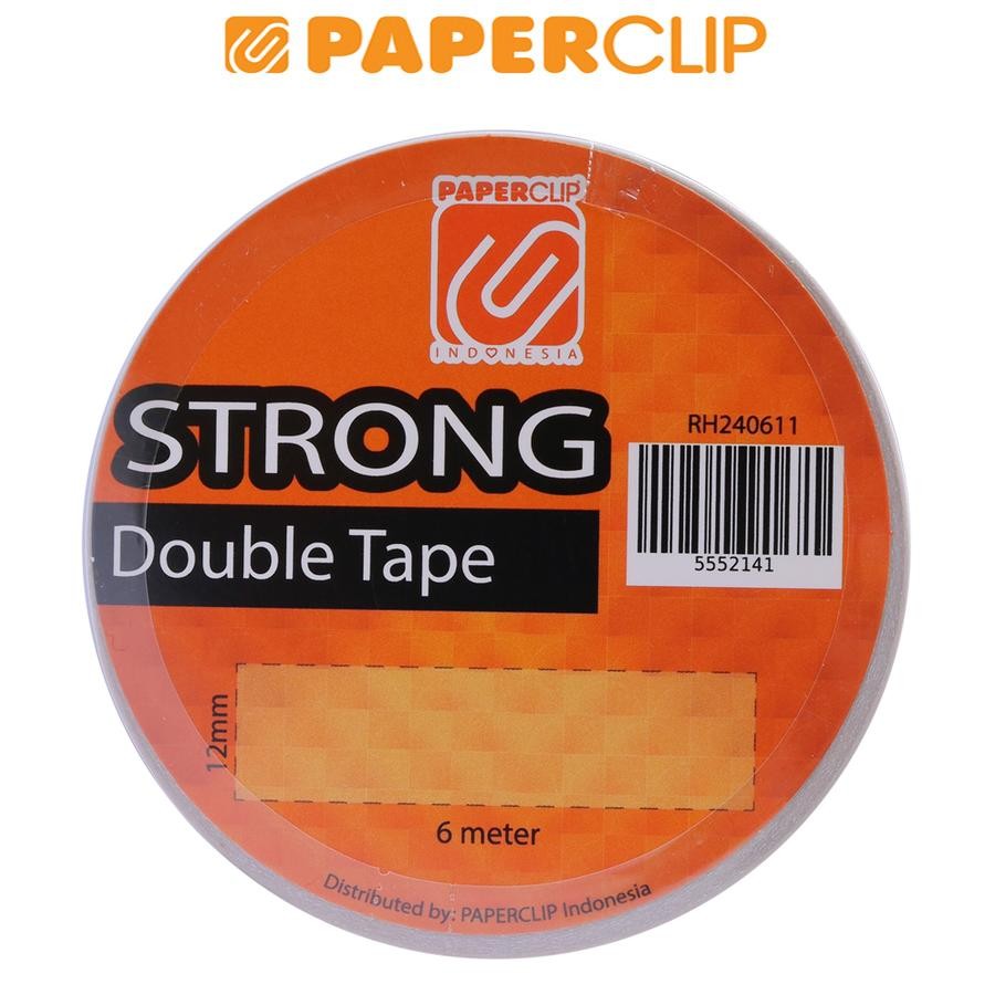 

TAPE DOUBLE PAPERCLIP 12MM 6M
