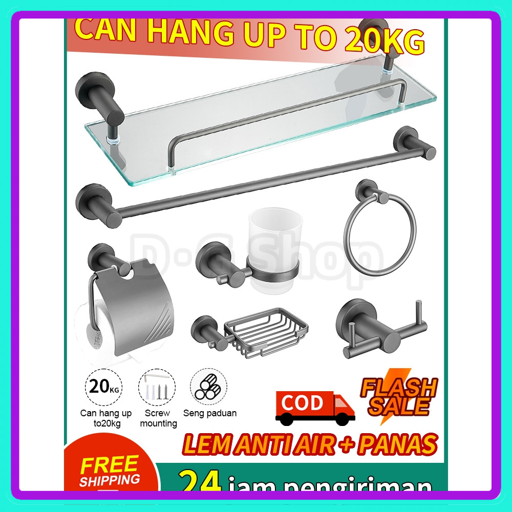 D·G Shop Gantungan Sabun Rak Kamar Mandi Stainless Aksesoris Kamar Mandi Rak Kamar Mandi Stainless T