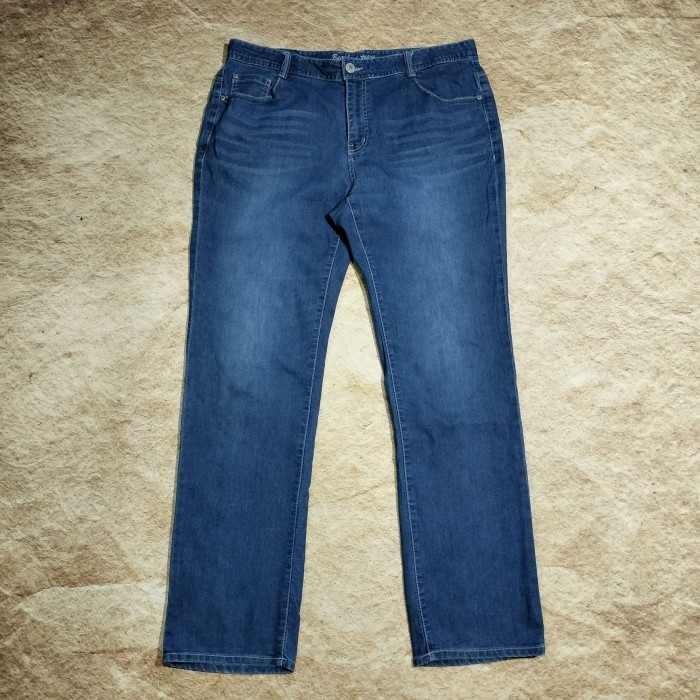 celana panjang jeans BANGBANG JEANS celana blue denim casual big size 38