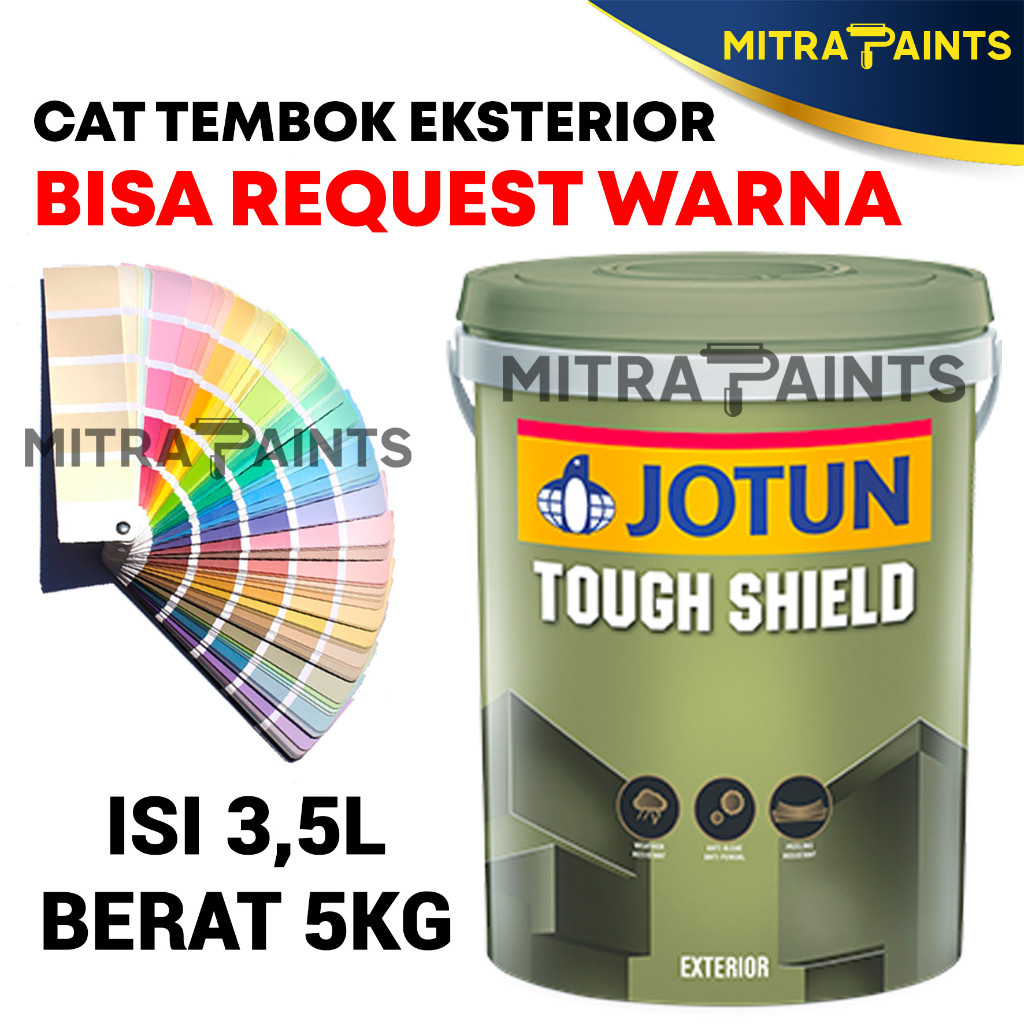 [PART 2] CAT TEMBOK EXTERIOR JOTUN TOUGH SHIELD 3,5 LITER / CUSTOM WARNA TINTING