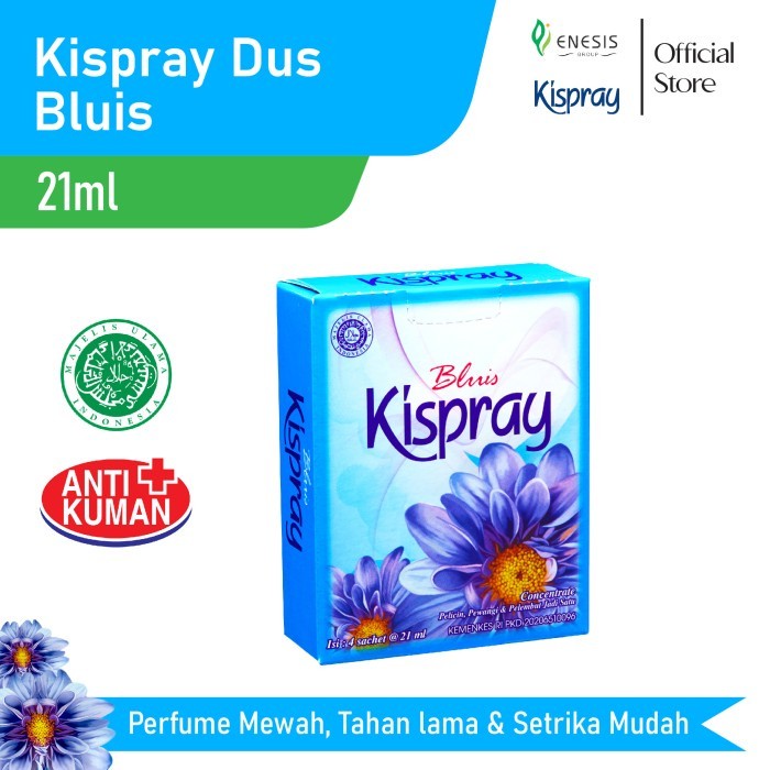 Kispray 1 Dus Bluis x 4 Sachet 21ml