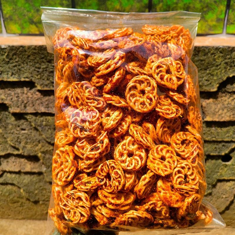 

kerupuk viral Rafael kerupuk pedo kerupuk mawar pedas daun jeruk 1kg