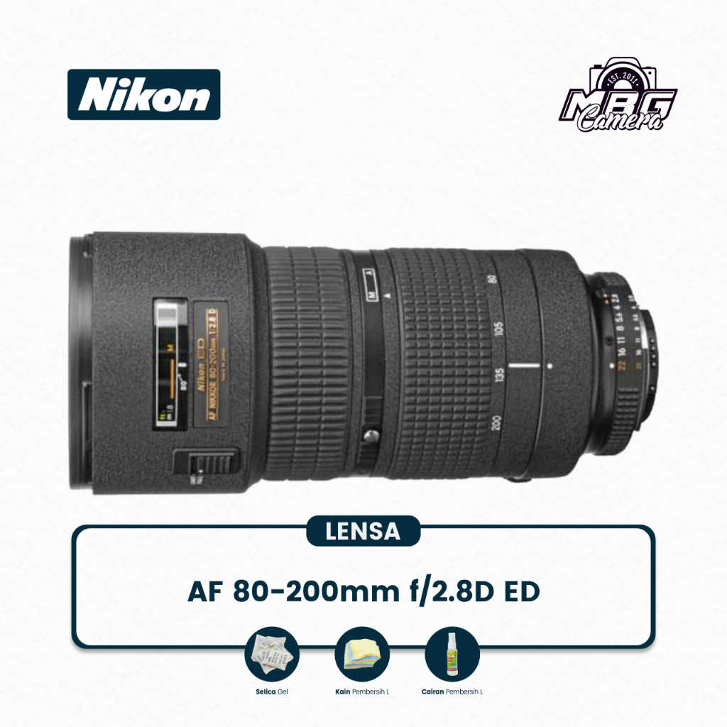 LENSA NIKON 80-200MM F/2.8 AF-D ED SPEK MANTAP BANGET BANYAK BONUS BERGARANSI TOKO KAMERA MBG BUKAN 