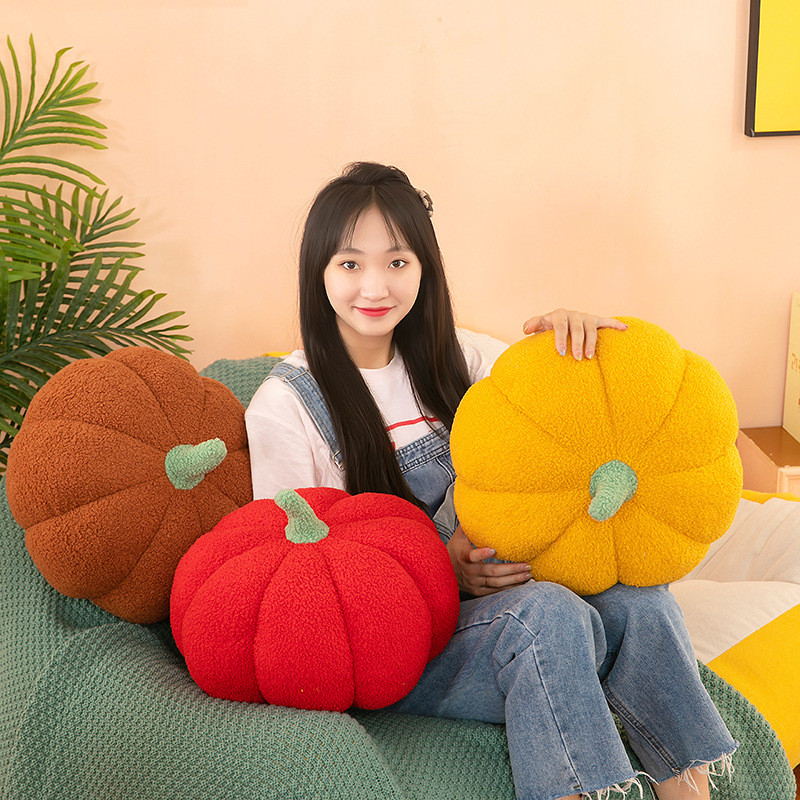 

Cute Pumpkin Sleeping Pillow Halloween Pumpkin Pillow Creative Funny Cushion Decoration Plush Toy Office Chair