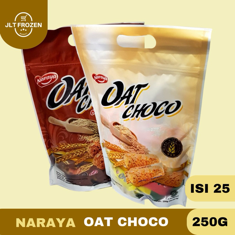 

Naraya Oat Choco / Sereal Gandum / Biskuit Cereal Chocolate / Original - 250g isi 25PCS