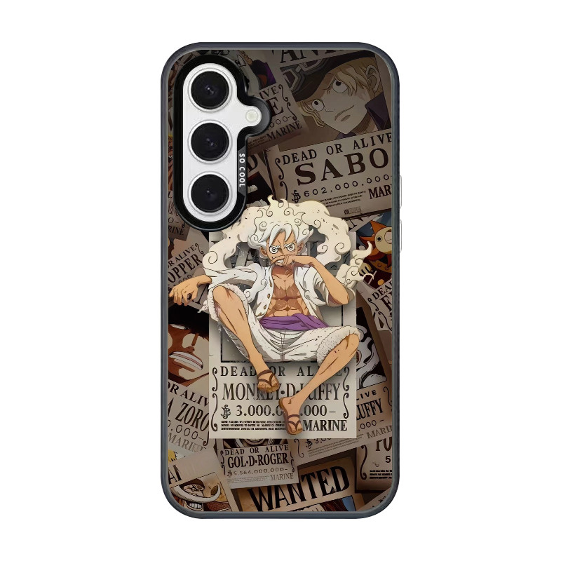 Personalized One Piece Anime Luffy Color Printed Phone Case Samsung Galaxy A55G A53 A52 A50 A35 A34 