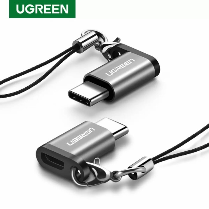 DIKAR Ugreen Micro USB to Type C Adapter Converter Connector OTG - Biasa