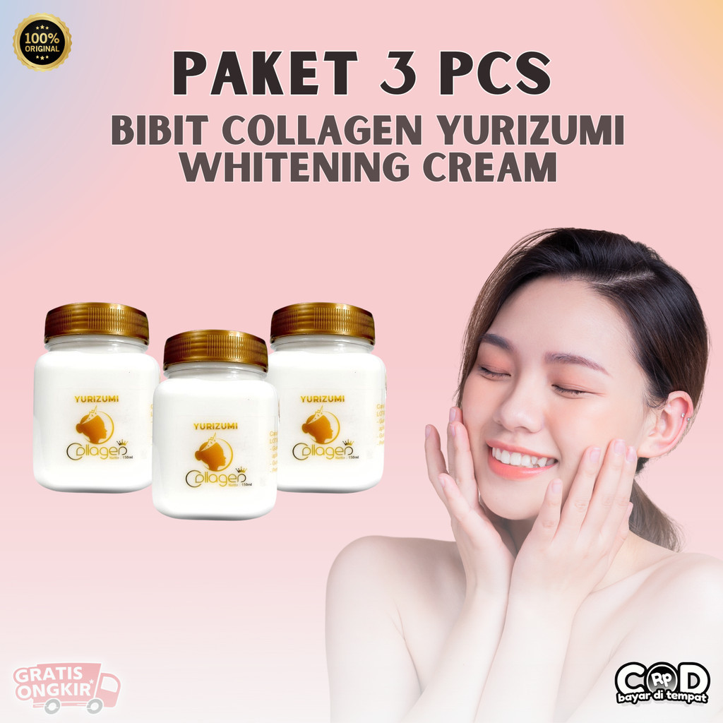 [PAKET 3 PCS[ BIBIT COLLAGEN - BITCOL - Whitening Bibit Collagen Original Pemutih Badan dan Wajah