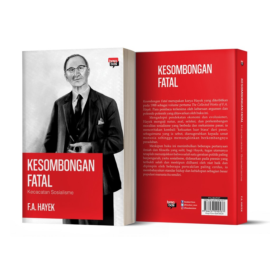 Basabasi - Buku Kesombongan Fatal - F.A Hayek - Basabasi
