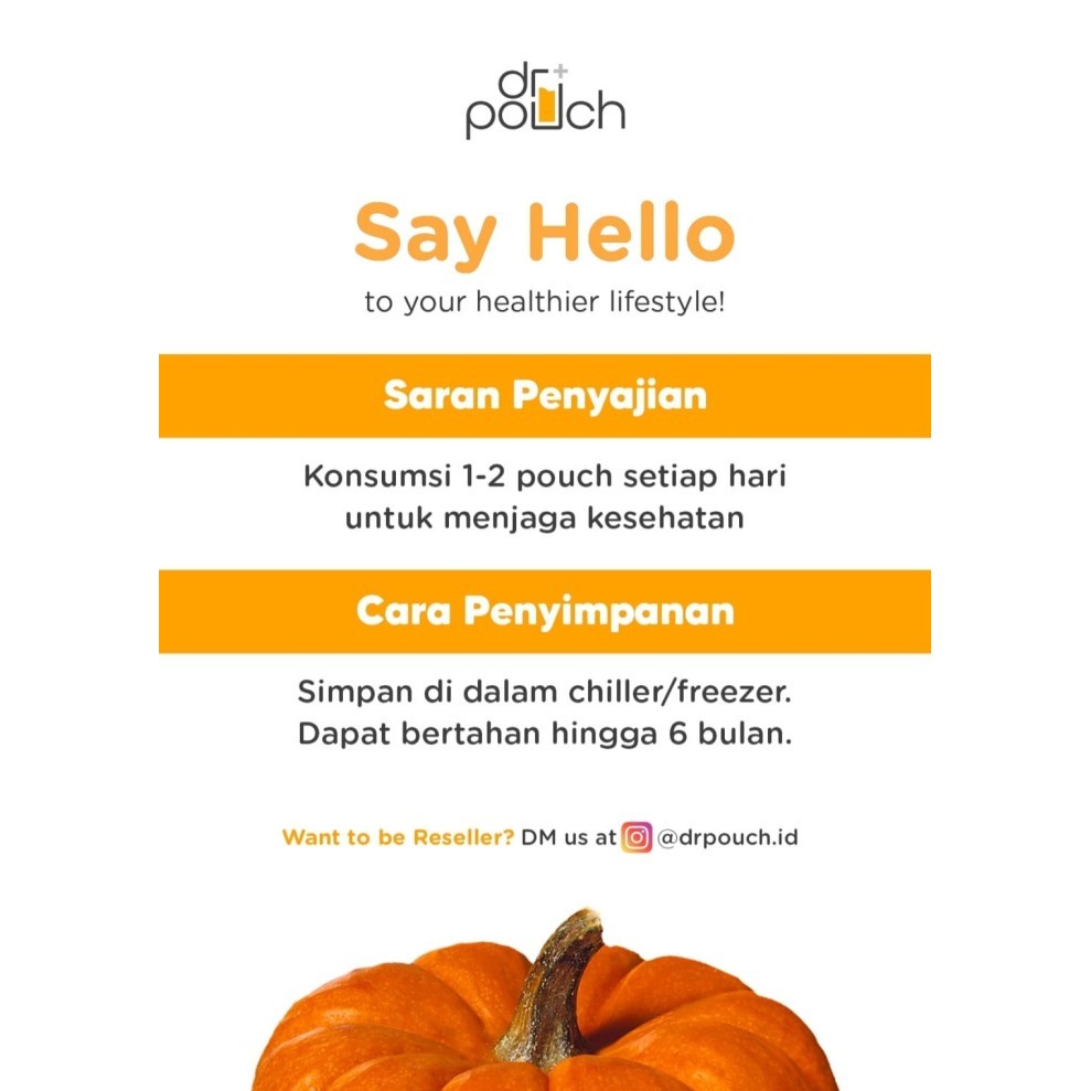 

Drpouch – Korean Pumkin Extract isi 10 sachet