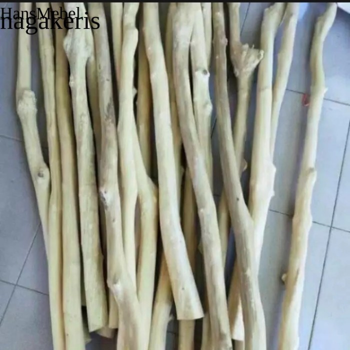 RANTING POHON JATI KAYU RANTING DEKORASI PANJANG 100-120CM FNX011 Murah Terlaris maniss