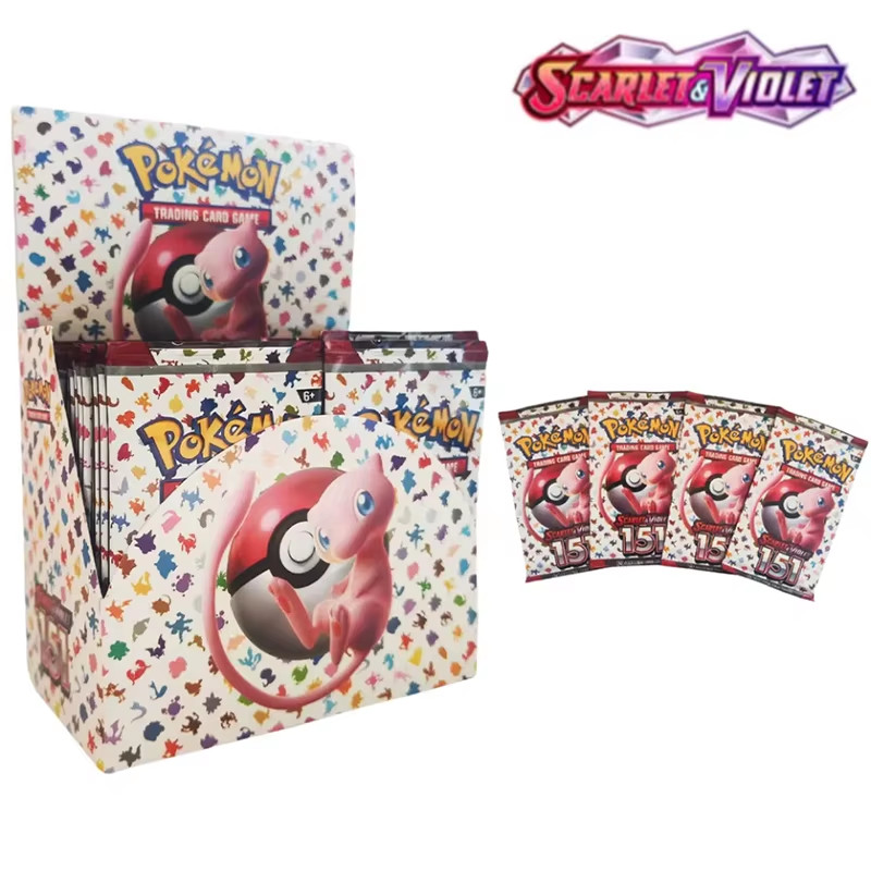324/360Pcs English version Pokémon TCG: Scarlet & Violet 151 classics Expansion Booster Box Pokemon 