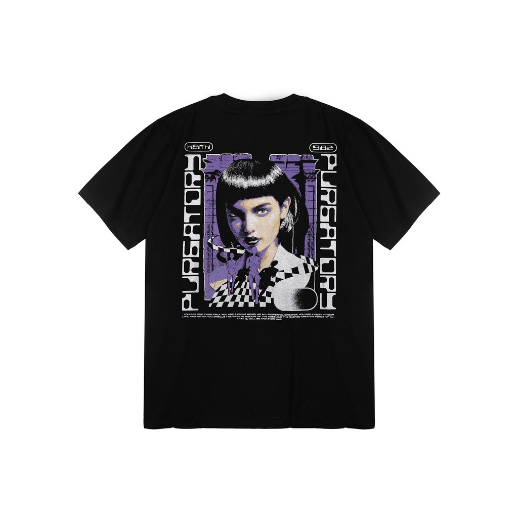 【TOP】 keith PURGATORY - BLACK t-shirt