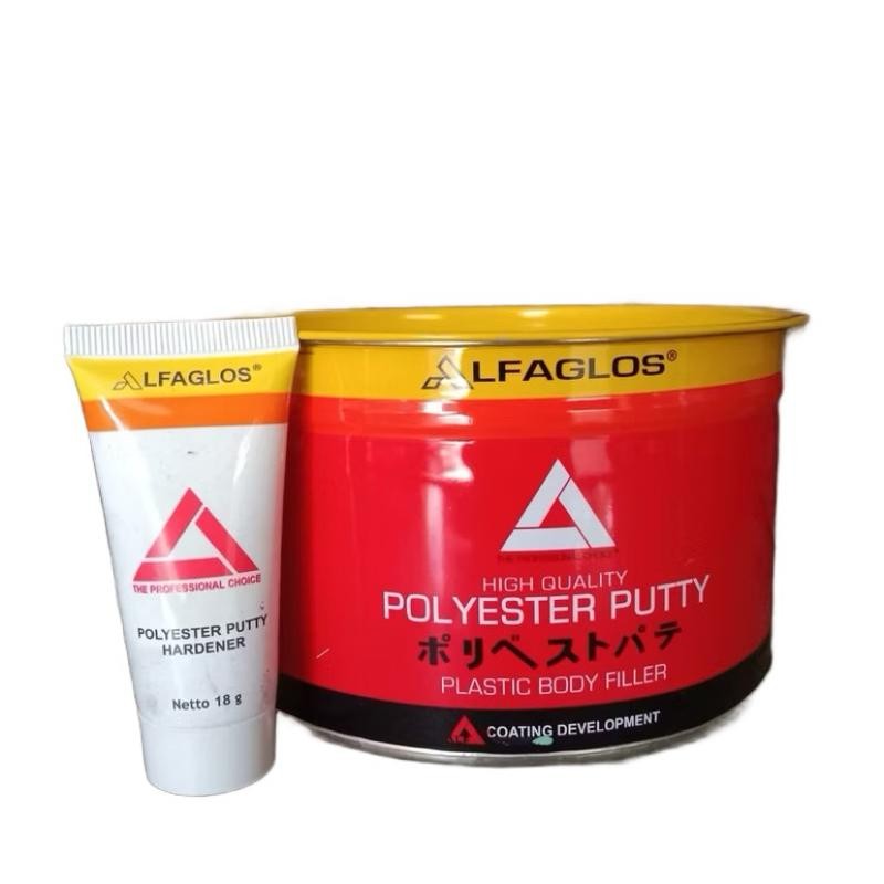 Dempul Alfaglos 1/4kg (250gram) 1kg Dempul Mobil Dempul Besi Dempul Plastik Dempul Mobil Mewah Car