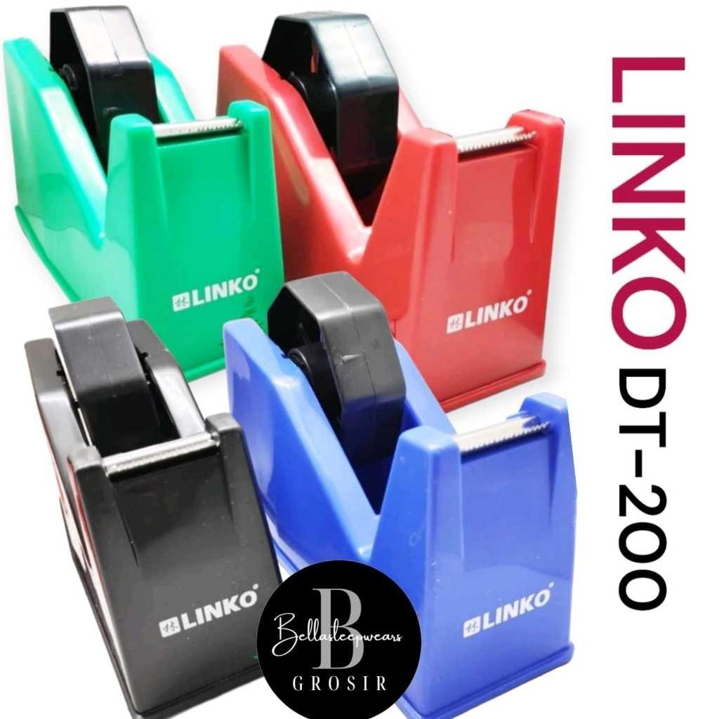 

DISPENSER TAPE LINKO DT200 / ALAT POTONG ISOLASI DENGAN WADAH LINKO