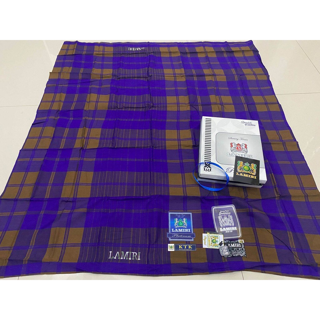 Sarung Lamiri ktk sutra original/lamiri kdt/lamiri original/lamiri sandur/lamiri kotak dua teropong