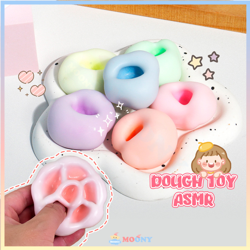 ​​Moony​​ Mochi Cheese Ball Squishy Super Kenyal Lucu