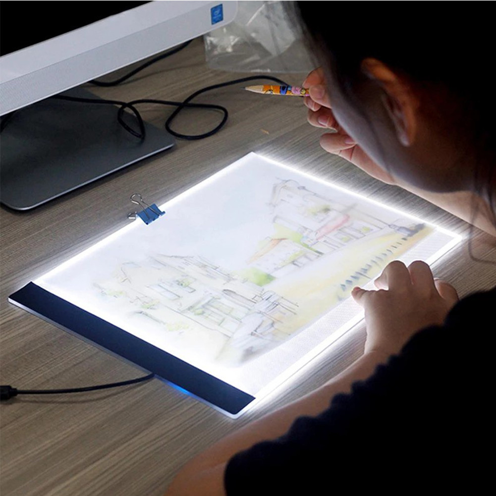 

Ultra Thin Copy Board A3/A4 LED Drawing Tracing Board Stensil Board Papan Jiplak Gambar LED Anak & Dewasa Copy Board Papan LED Light Pad