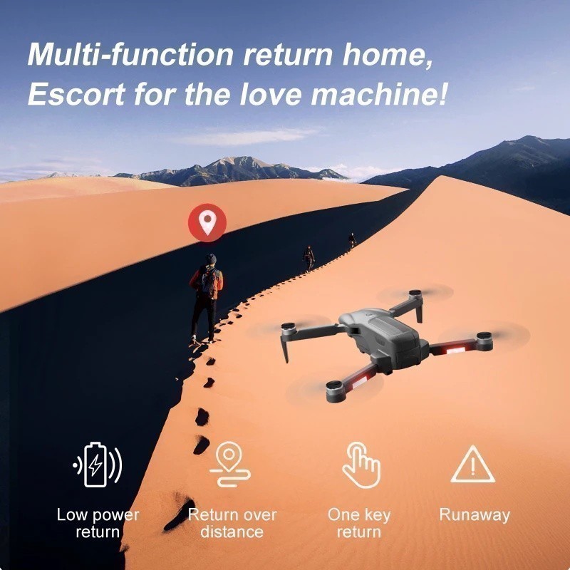 Sky88 WISE 4DRC F9 GPS Drone 5G 6K Dual HD Camera Brushless Quadcopter