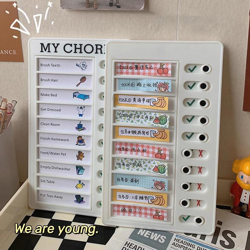 

Self Discipline Check List Kawaii Memo Board Daily Planner To Do List Korean Stationery Task Planning Board Office Supplies