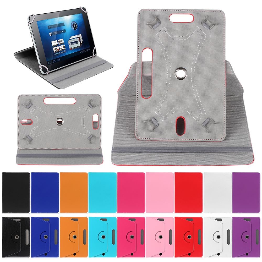 360 Degree Rotating Universal Tablet Case PU Leather Cover For Samsung Galaxy Tab 7 8 9 10.1 inch An