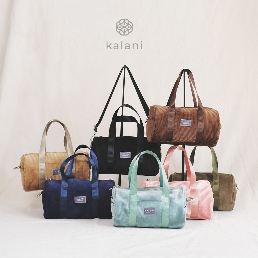 [STOK TERBATAS] Kalani Bags Zolene Series Tas Selempang Corduroy