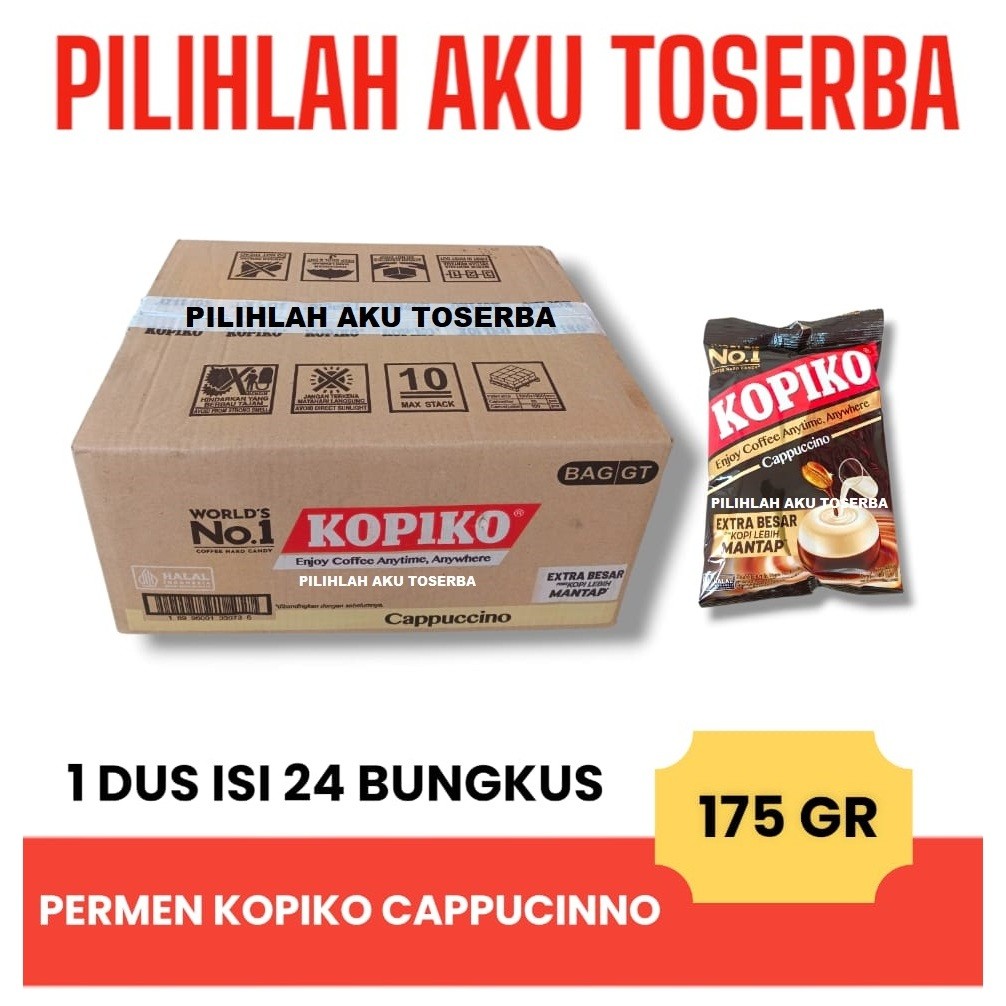 

Permen Kopi KOPIKO CAPPUCCINO CANDY - ( HARGA 1 DUS )