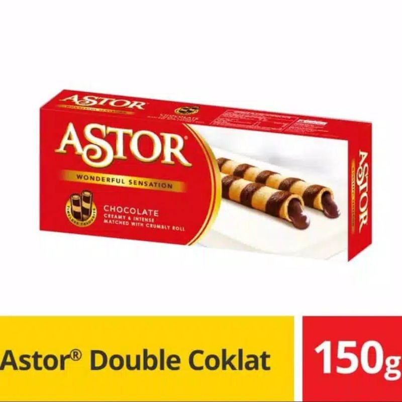 

Astor wafer stix coklat 150 gram - ABO
