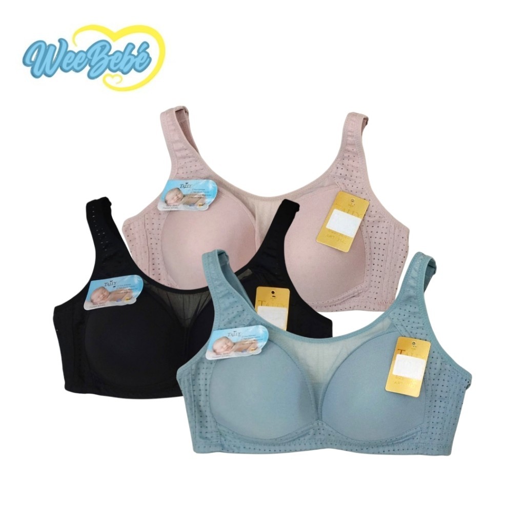 Bra Tanpa Kawat #3143 TALLY (Busa Tipis, Cup B, Full Cup)