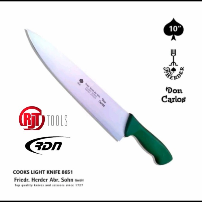 

promo -Pisau sembelih Solingen Germany 10 inch type 8651 SS stampel 2 sisi