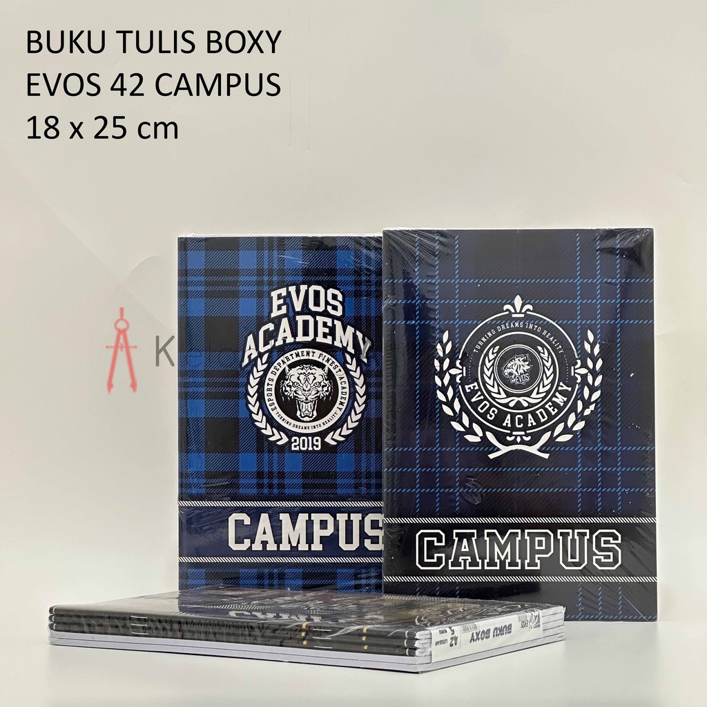 

Buku Tulis Boxy (5 buku) Evos Campus