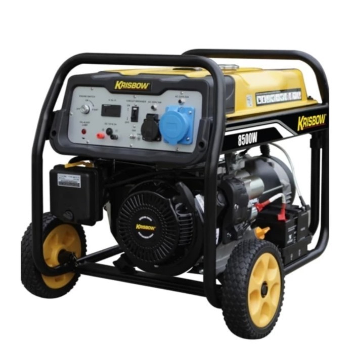 DISKON Mesin Genset Krisbow 8500 Watt New Doble Starter Original - Tanpa Aki