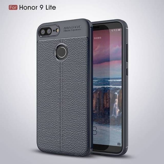CASE HONOR 9i / HONOR 9 LITE AUTOFOCUS KULIT CARBON LEATHER CASE  #SWDAUKL