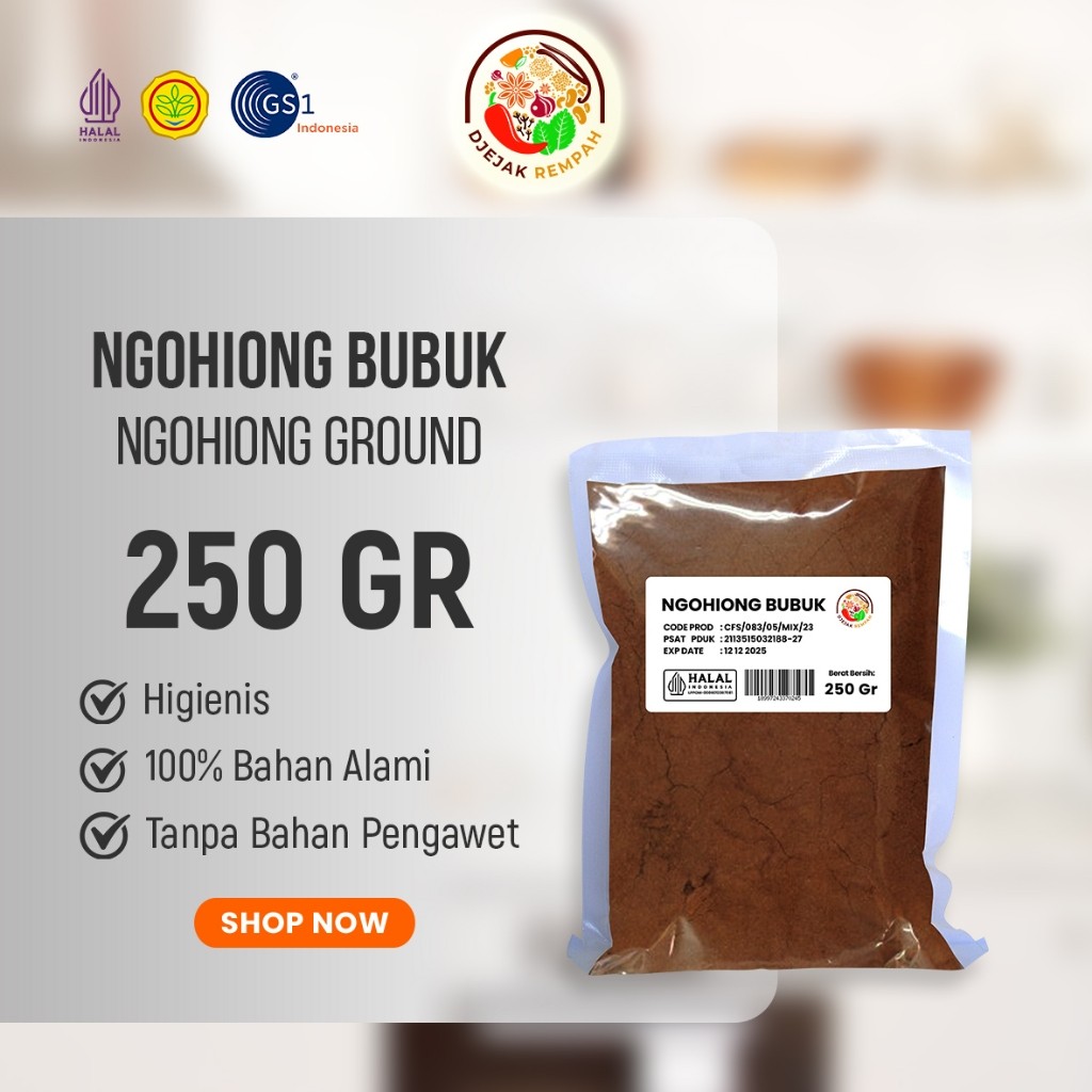 

NgoHiong Bubuk/NgoHiong Seasoning (Kemasan 100 Gr -500 Gr)