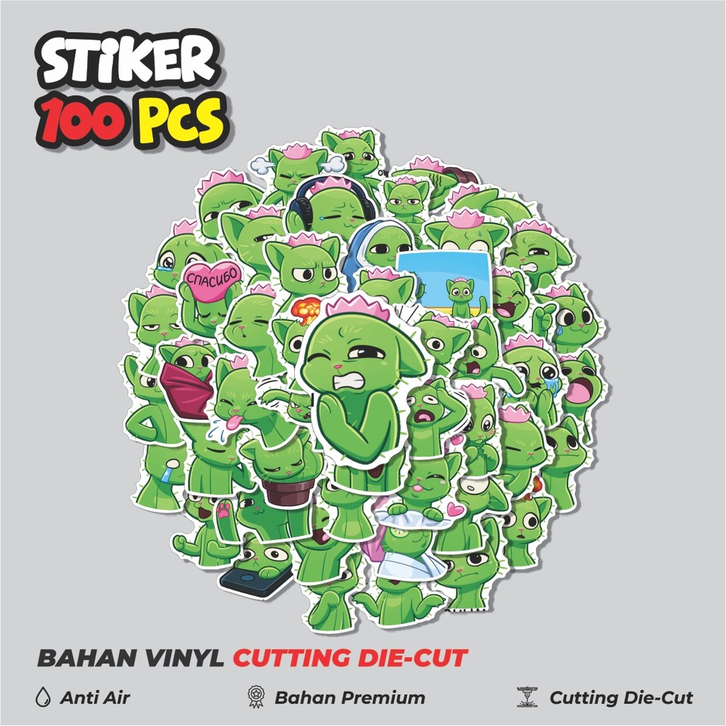 

Terbaru! 50 pcs Stiker Scratch Dekorasi Lucu Kreatif untuk Notebook, Skateboard, HP