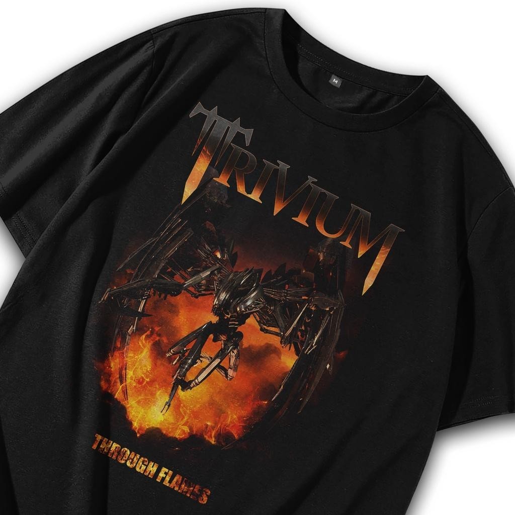 Kaos Band Metal Trivium / Kaos Band Vintage / Kaos Musik Oversize / T shirt Band / Baju Band / Metal