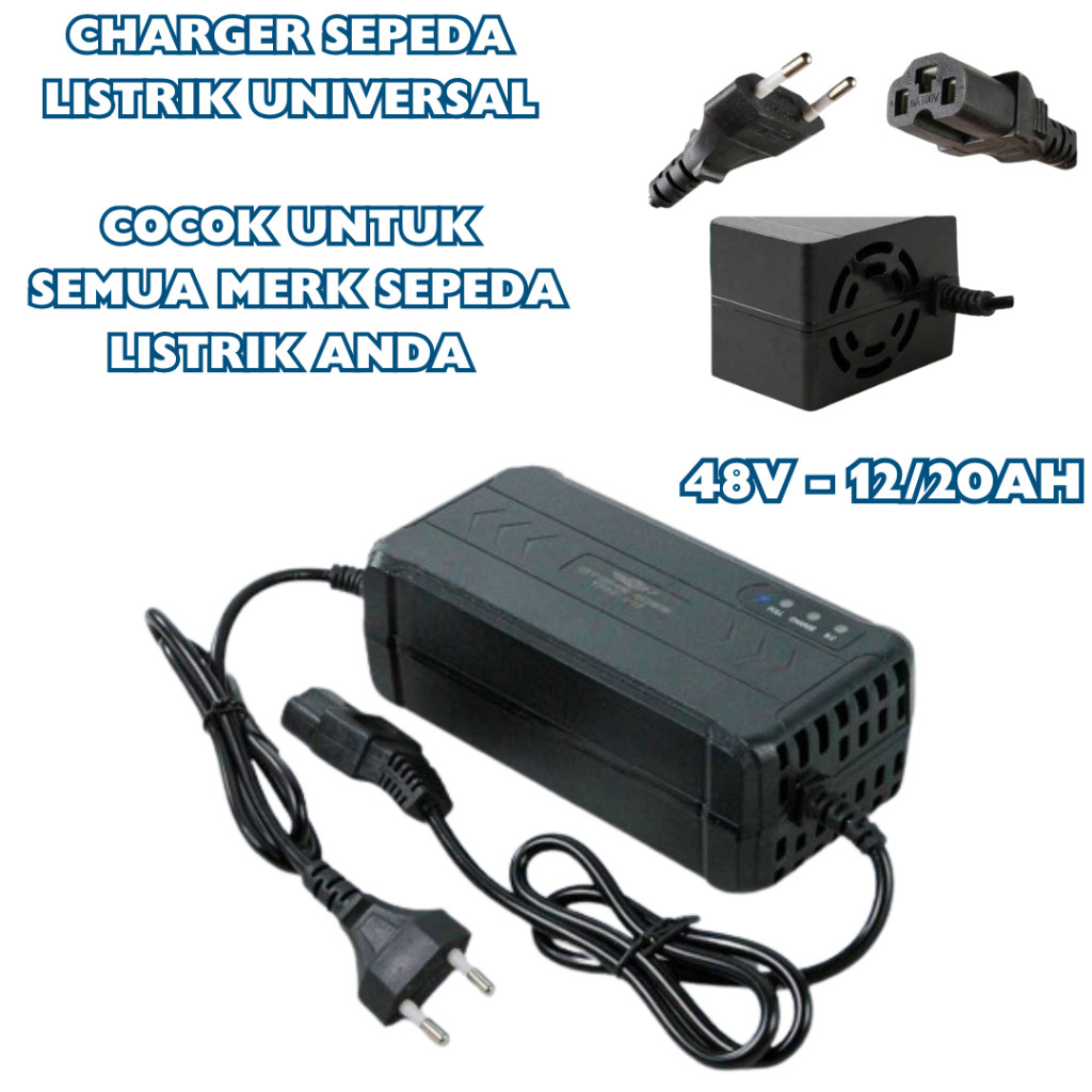 Charger Sepeda Listrik 48v 12ah Universal Charger Sepeda Listrik Exotic Charger Sepeda Listrik Uwinf