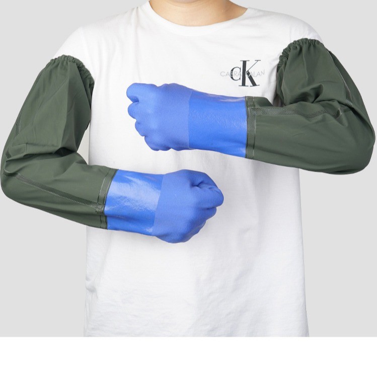Bukti Air Sarung Tangan Bahan Karet Palm Fit Hand Glove Sarung Tangan Kerja Sarung Tangan Karet Saru