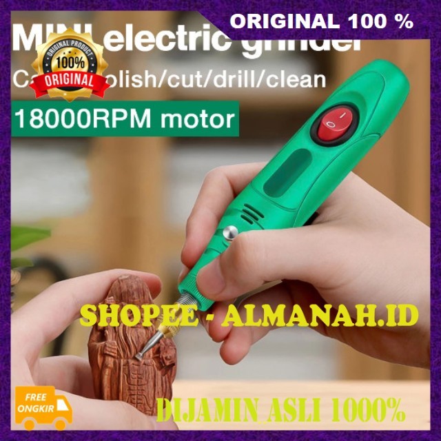 [BISA COD] Mini Drill 24 Set Mata Bor Mini Elektrik Mini Drill Portable Bor Mini Listrik Bor Mini Uk
