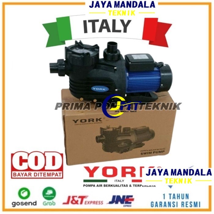 pompa kolam renang 1.5 hp york Pompa Air Kolam Renang York swim 1100