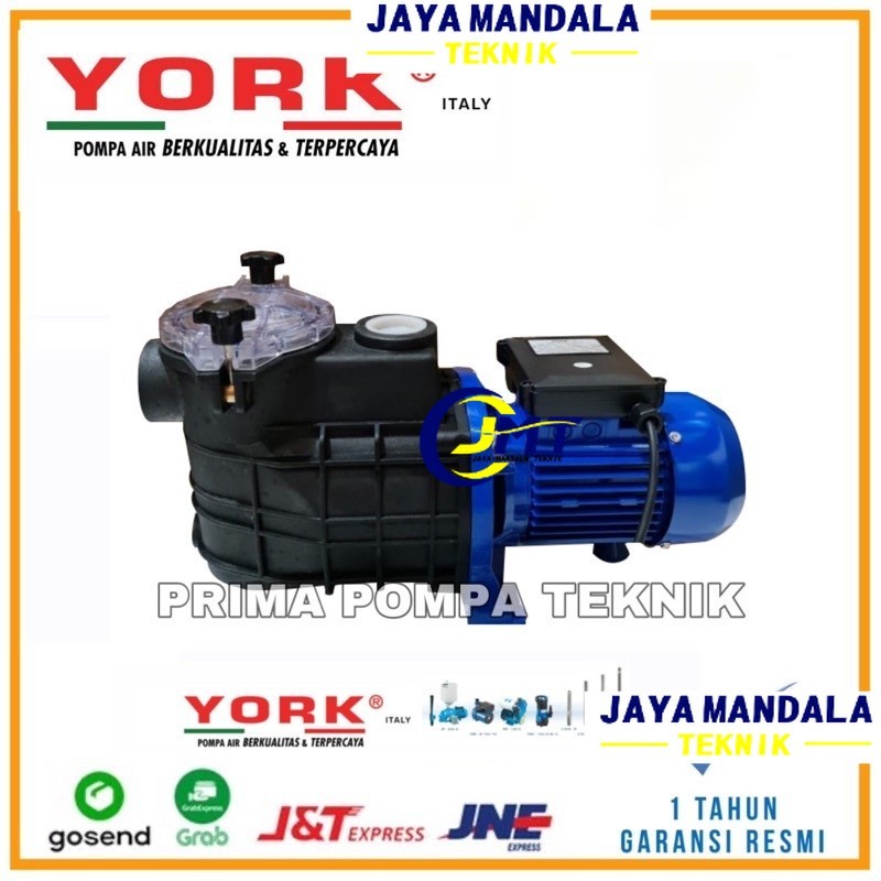 MESIN POMPA SIRKULASI AIR KOLAM RENANG 1,5HP YORK ITALY FCP 1100