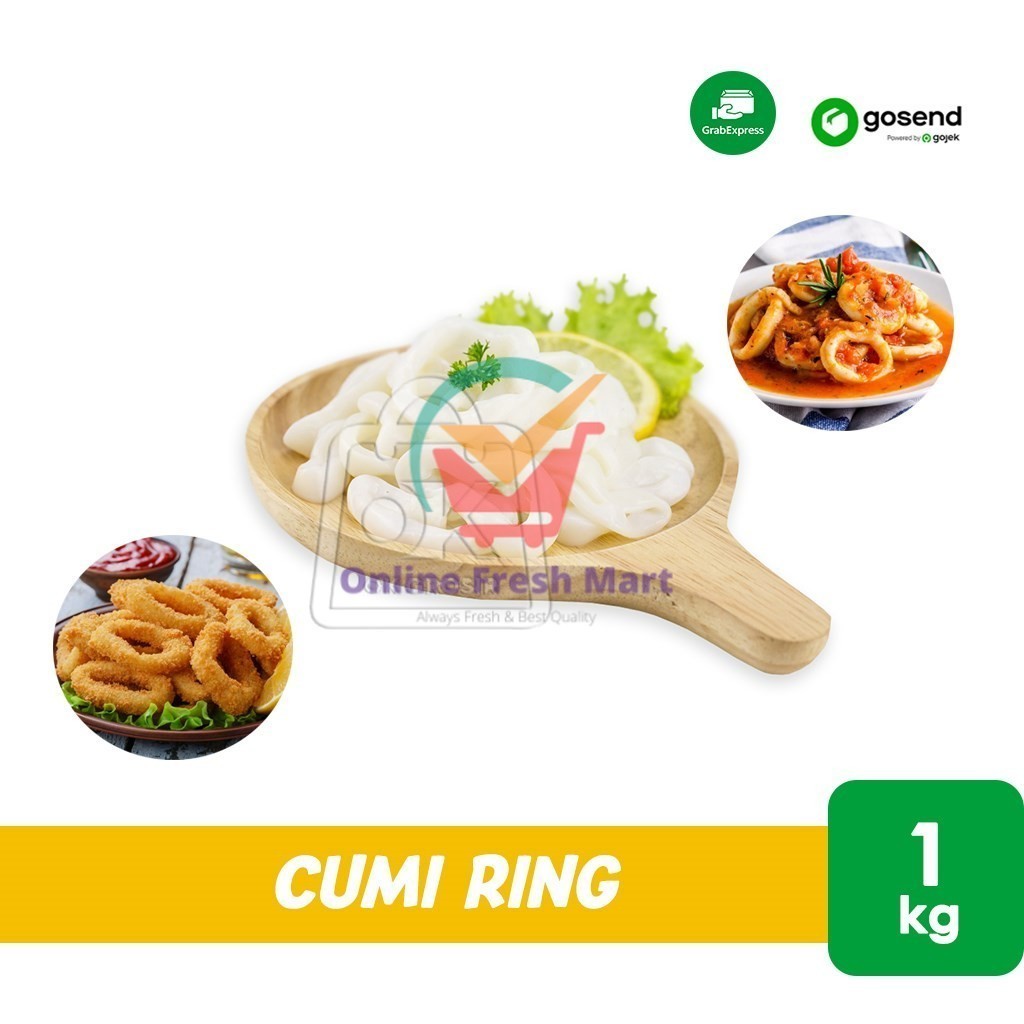 

Cumi Ring 1kg Calamari Frozen (KHUSUS INSTANT) - Online Fresh Mart Denpasar