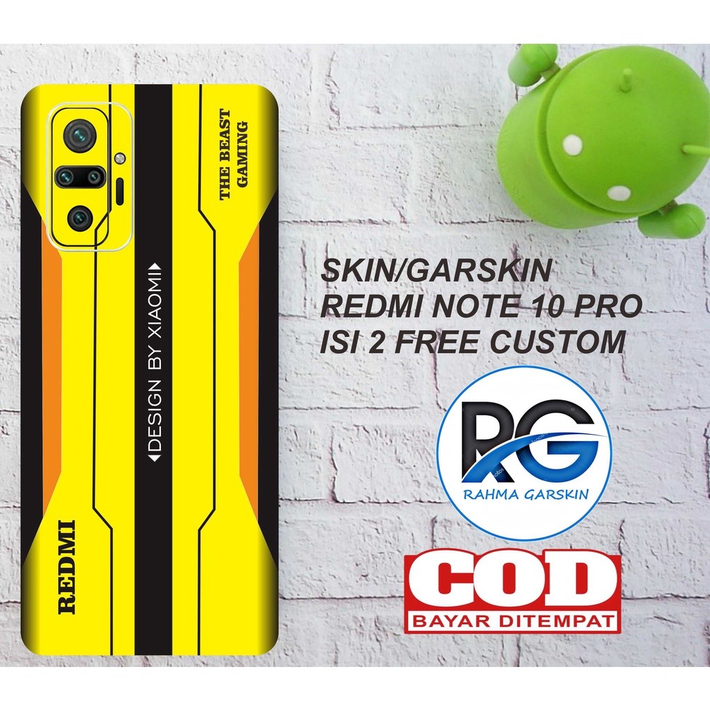 COD GARSKIN REDMI NOTE 10 PRO FULL BODY - ISI 2PCS HOTS