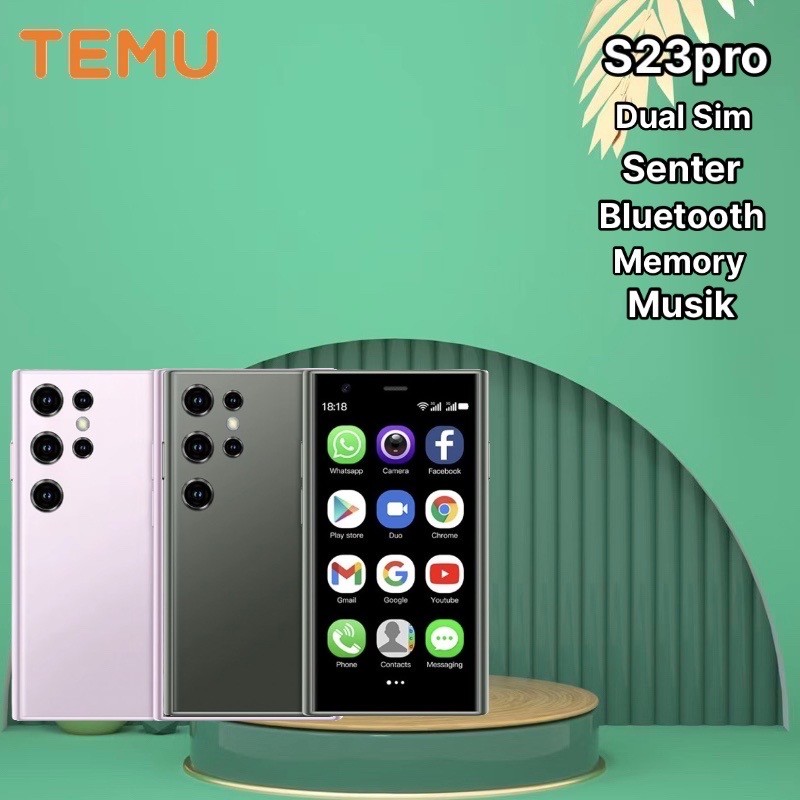 HP Mini soyes Phone ram 2/16G Android jaringan 3G Garansi Termurah S23