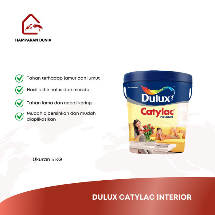 DULUX CATYLAC INTERIOR - CAT TEMBOK 5KG