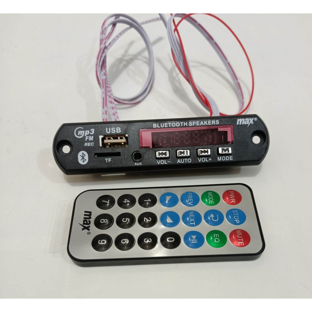 MODUL SPEAKER MP3 USB,SD,BLUETOOTH RADIO KIT MODUL MAX