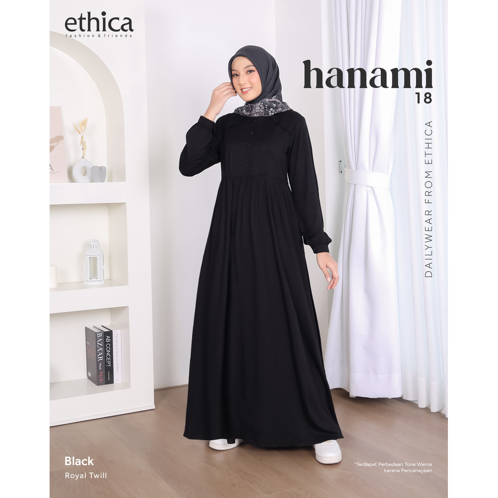 Hanami 18 Gamis Wanita Baju Muslim Dewasa by Ethica