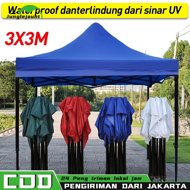 Tenda lipat 3x3/Tenda Lipat Jualan/tenda jualan 2x2/Tenda Bazar 600D Outdoor/Tenda Bazar