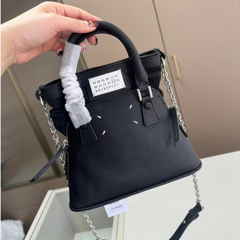 New Counter ORI MM6 Maison Margiela Female Bag Style Shell Bag Genuine Leather Portable Shoulder Mes